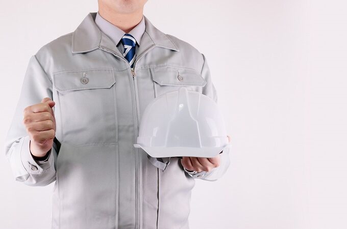 作業服の人